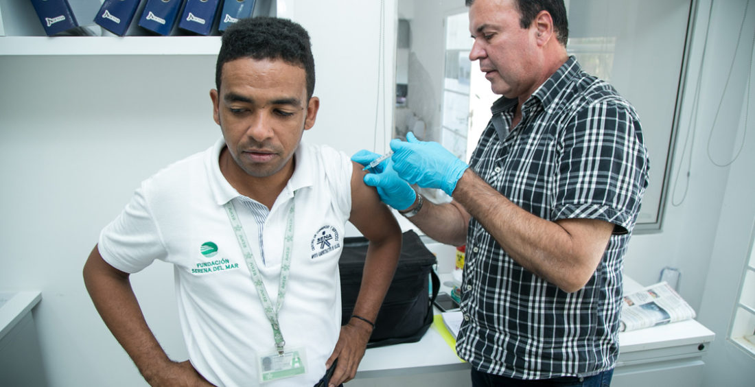 Cesar Barbosa, de Tierra Baja, aprendiz SENA de Apoyo administrativo en salud.