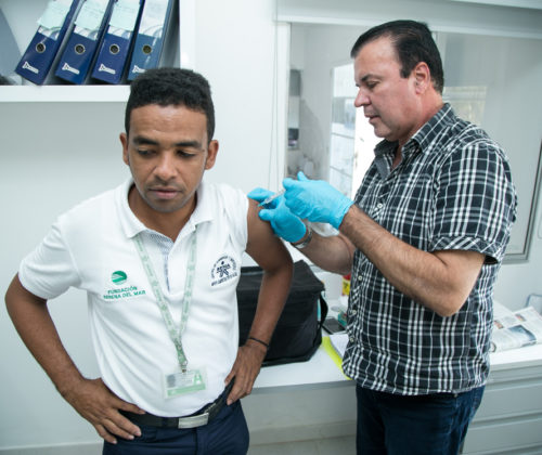 Cesar Barbosa, de Tierra Baja, aprendiz SENA de Apoyo administrativo en salud.