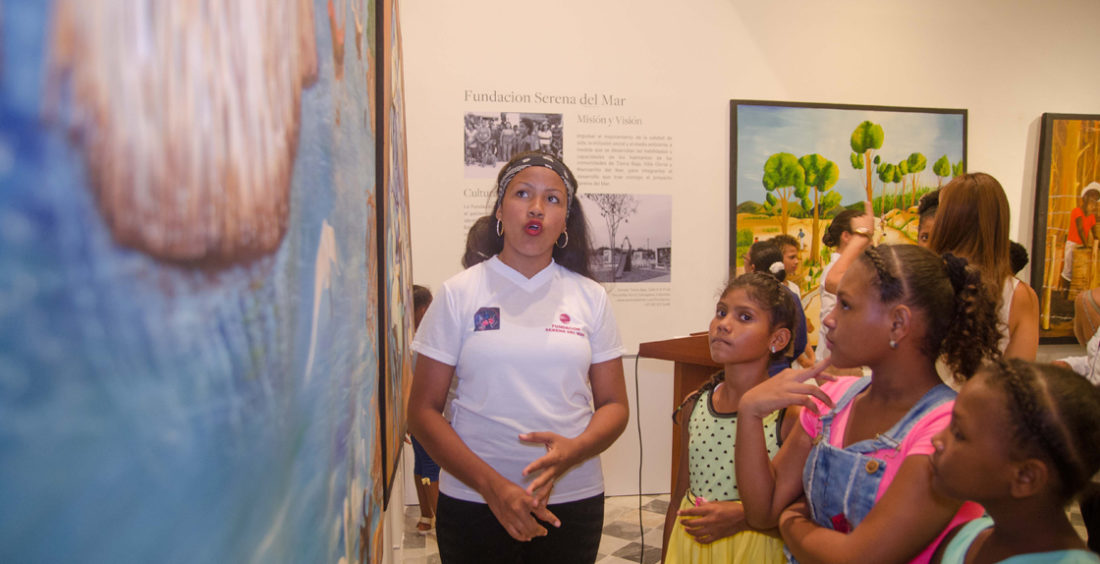 Exposición Pescando Sueños del artista de Tierra Baja, Moisés Zabaleta