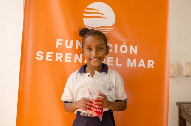 Fundacion serena del mar - Niños y niñas de la Institución Educativa de Manzanilla del Mar en jornada de Salud Integral
