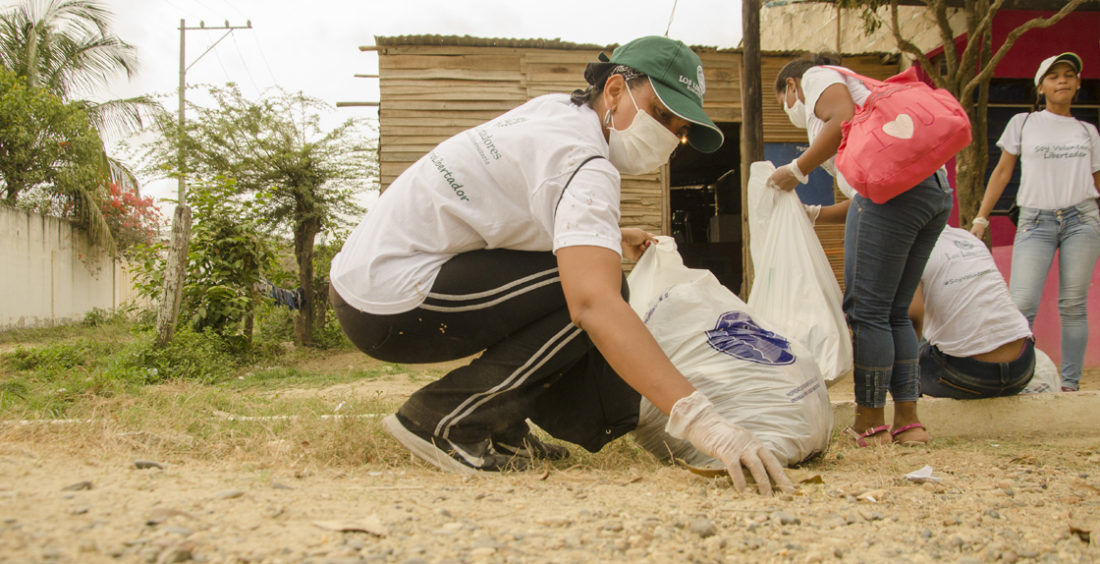 2da jornada de limpieza LimpiArte en Tierra Baja