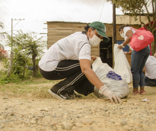 2da jornada de limpieza LimpiArte en Tierra Baja