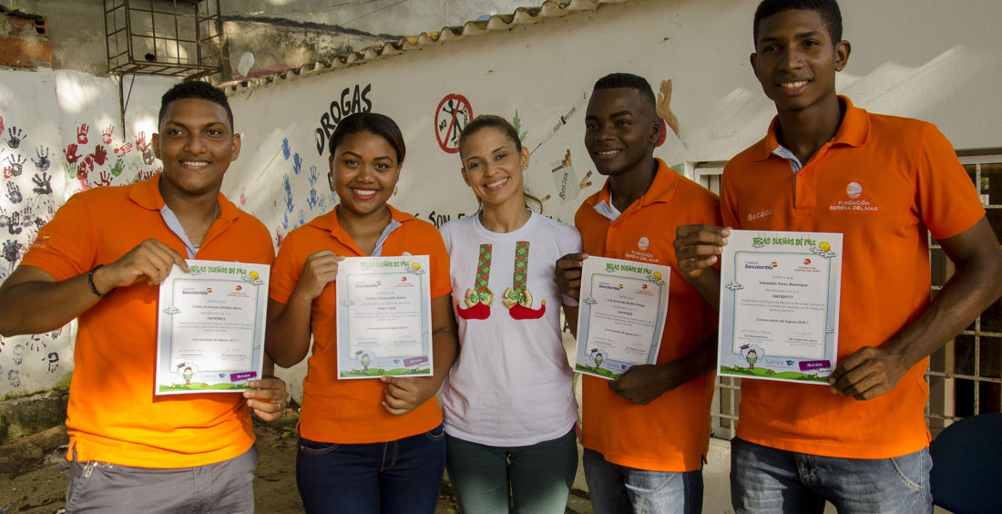 Becados de Fundación Bancolombia Sueños de Paz