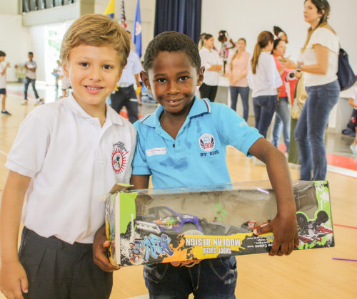 Fiesta de Navidad con niños de Cojowa y Tierra Baja