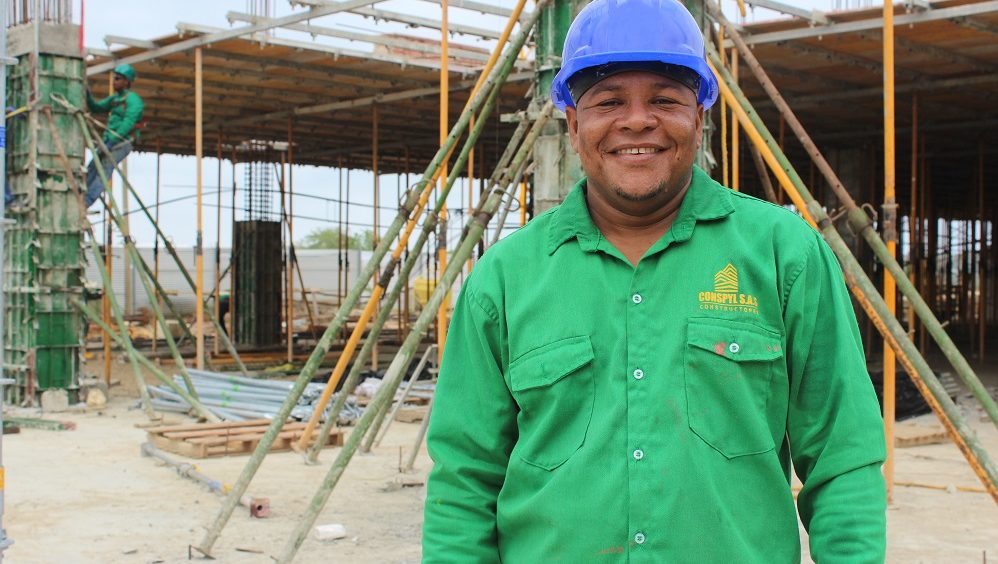 Julio Morón Batista, trabajador de Conspyl S.A en Morros Eco