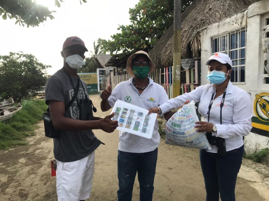 tapabocas empresas ecoturísticas de La Boquilla